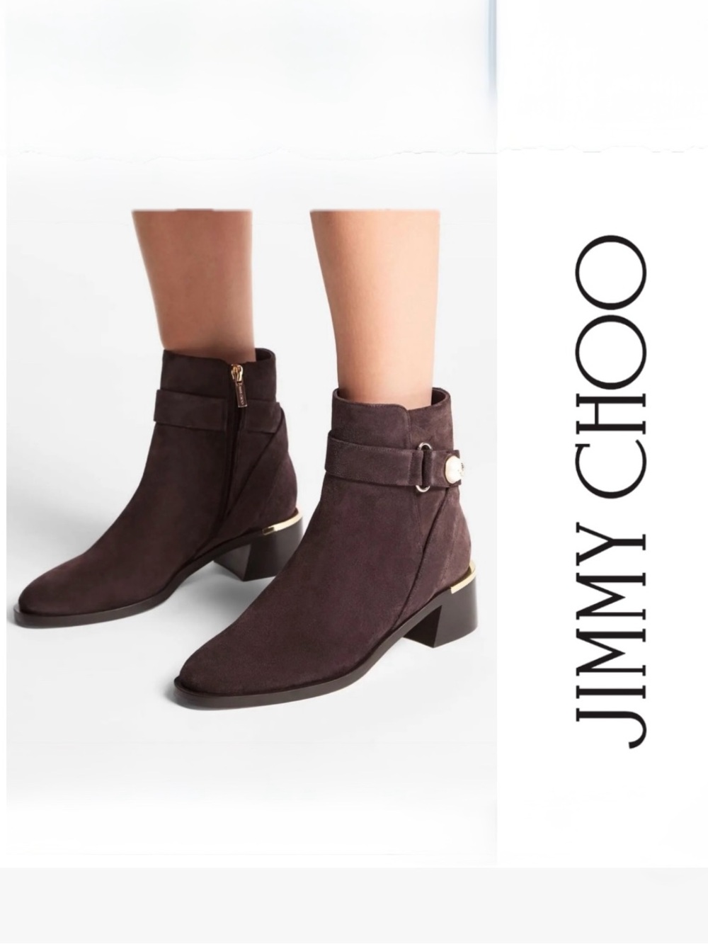 JIMMY CHOO
Noor 45 Velvet Suede Ankle Boots
$1,195 women size 37 new /no box